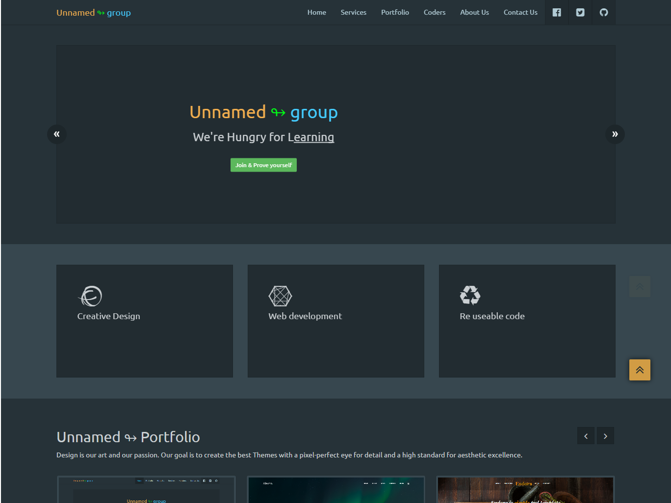 Unnamed Group Website